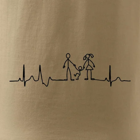 EKG rodina a jedno dieťa