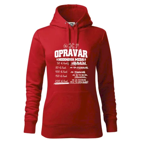 Hodinová mzda - opravár