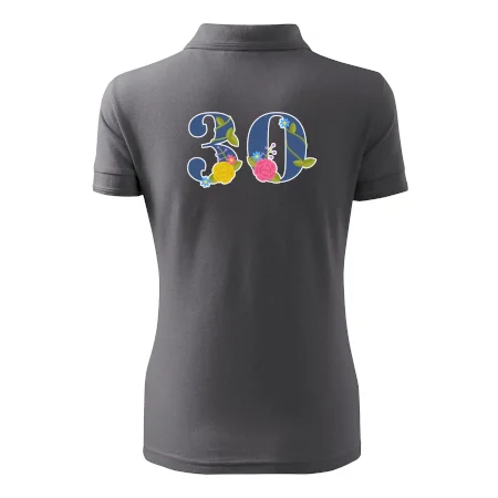 Kvetinové číslo kreslené - 30