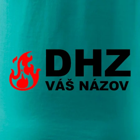 DHZ (oheň, názov sboru - vlastný nápis)