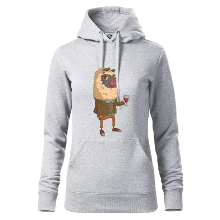 Alpaka s vínom muž