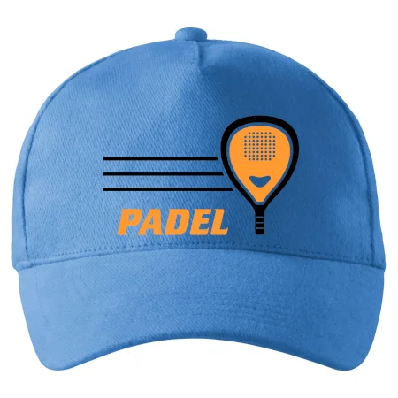 Padel - oranžová raketa