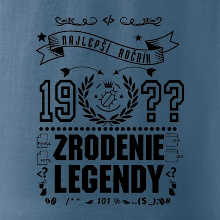 Zrodenie legendy pre programátora