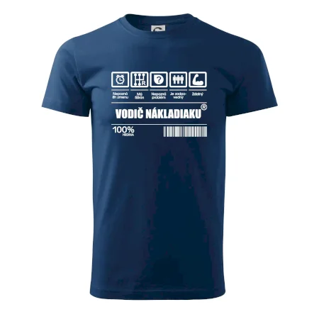 Čiarový kód - Vodič nákladiaku