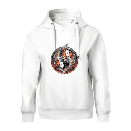 Yin & Yang Koi kapor - oranžový