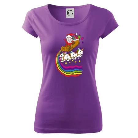 Santa a jednorožce (Pecka design)