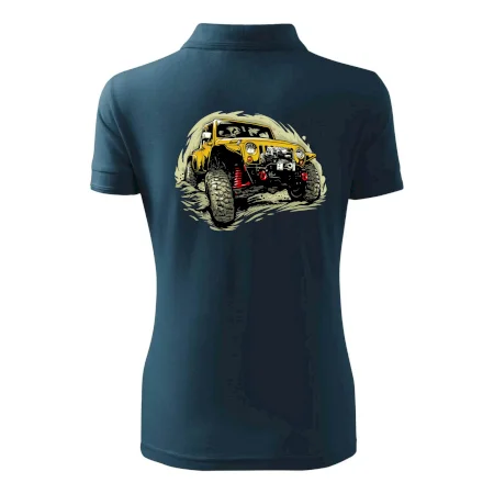 Žltý offroad s navijakom