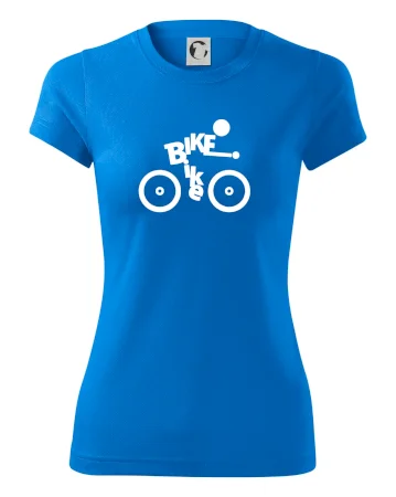 Bike nápis postava