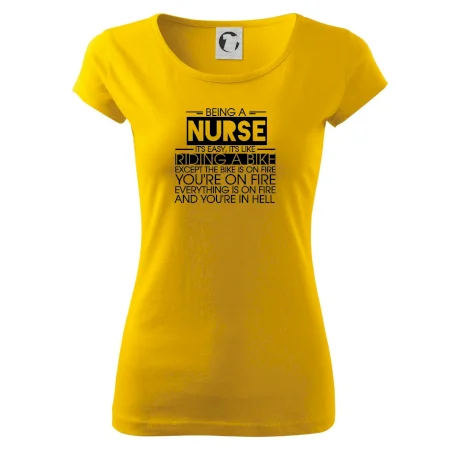 Being a nurse - bike