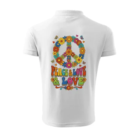 Peace and love - na výšku s květy