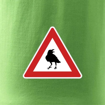 Dopravná značka - Pozor havran