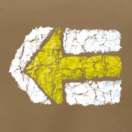 Párová turistická značka žlutá