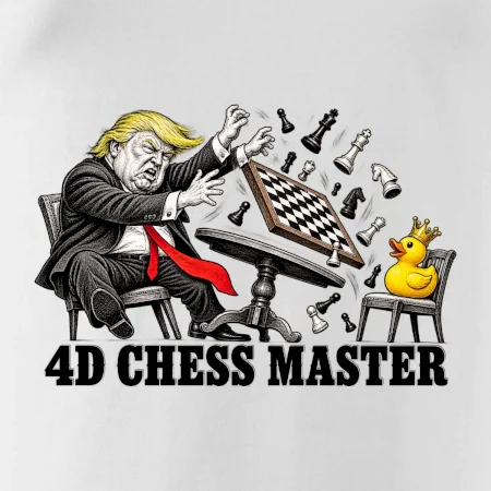 Donald Trump prohrává šachy s kachnou