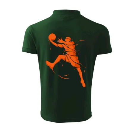 Basketball player splash