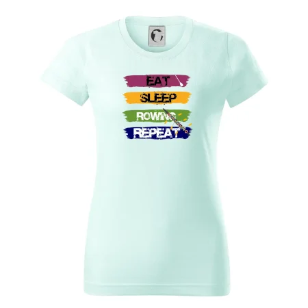 Eat sleep rowing repeat farebné