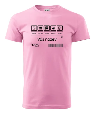 Čárový kód - Vlastní text