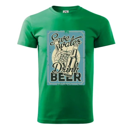 Save water drink beer poster