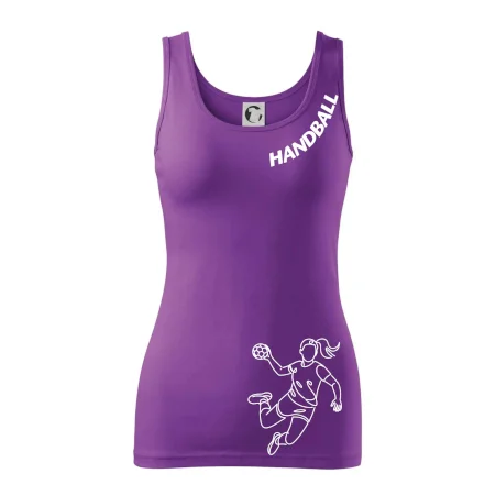 Handball nápis šikmo - dievča