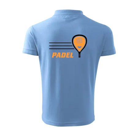 Padel - oranžová raketa