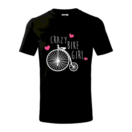 Crazy bike girl
