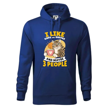 I like cats and coffee and maybe 3 people