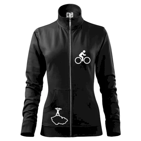 Mapa ČR + kolo na prsu