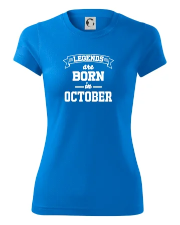 Legends are born in October
