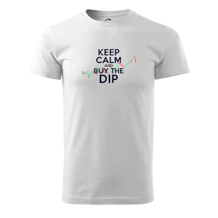 Zelenočervený graf Keep Calm and Buy the Dip