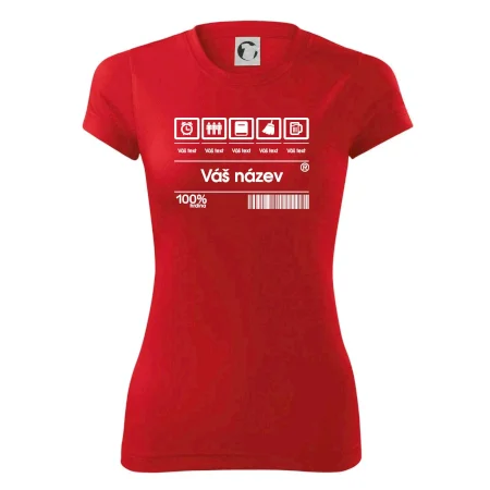 Čárový kód - Vlastní text