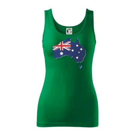 Austrália - vlajka mapa