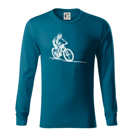 MTB kreslený cyklista