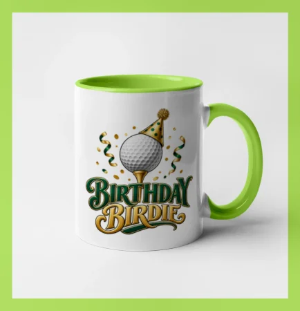Narozeninové birdie s golfovým míčkem