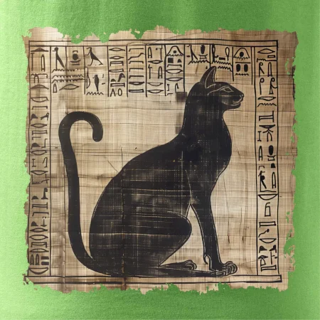 Egyptské hieroglyfy mačka