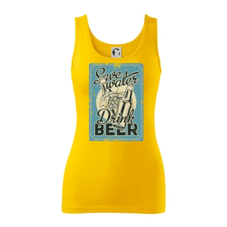 Save water drink beer poster