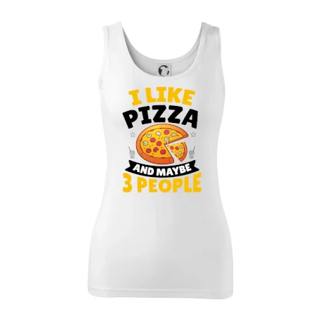 I like pizza and maybe 3 people