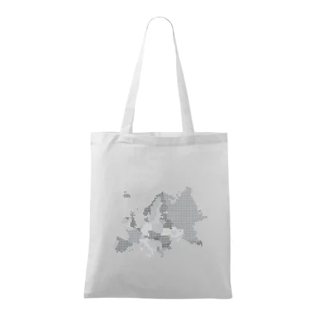 Mapa Európy - srdce v Ukrajine