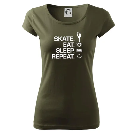 Eat sleep skate - ľadové korčuľovanie