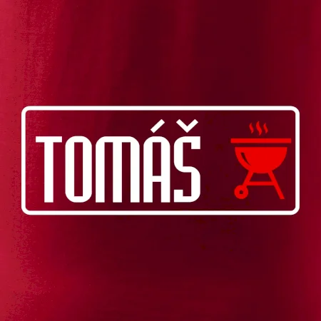 Tričko na grilovanie s vlastným menom