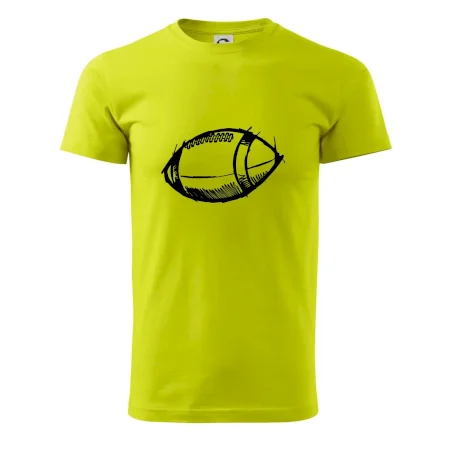 Americký futbal lopta skica