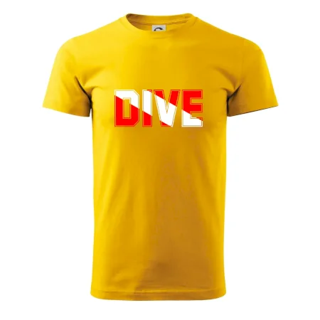 Dive nápis vlajka