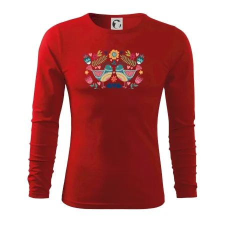 Folklór - dva farebné vtáčiky