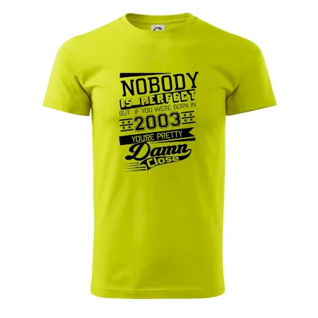 Nobody is perfect - 2003