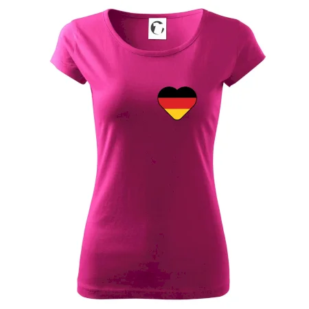 Germany love prso - Nemecká vlajka