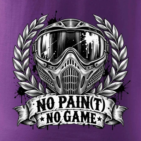 No Paint, No Game – motív s maskou