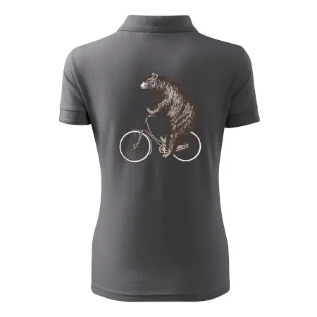 Medveď na bicykli