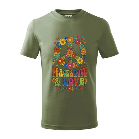 Peace and love - na výšku s květy