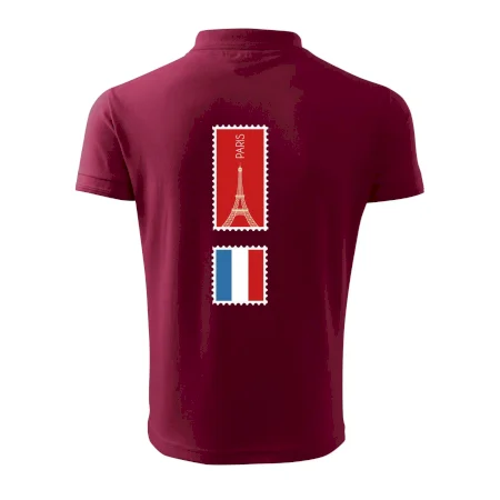 Paríž známka farebná