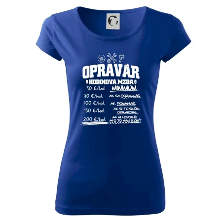 Hodinová mzda - opravár