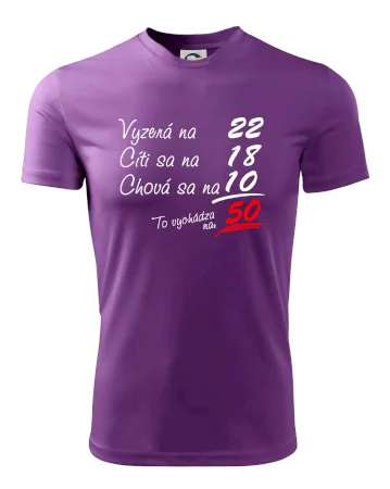 Vyzerá, cíti sa, chová sa - 50 rokov
