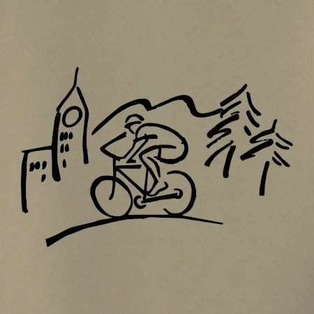 Cyklista na výlete
